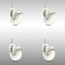 Service Caster 4 Inch 316SS Nylon Wheel Swivel 1/2 Inch Threaded Stem Caster Set Lock Brake SCC SCC-SS316TSTTL20S414-NYS-121315-4 - alternate 1